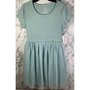 Wonder Nation Girls aquifer touch tutu dress Size XL (14-16)  Short Sleeve